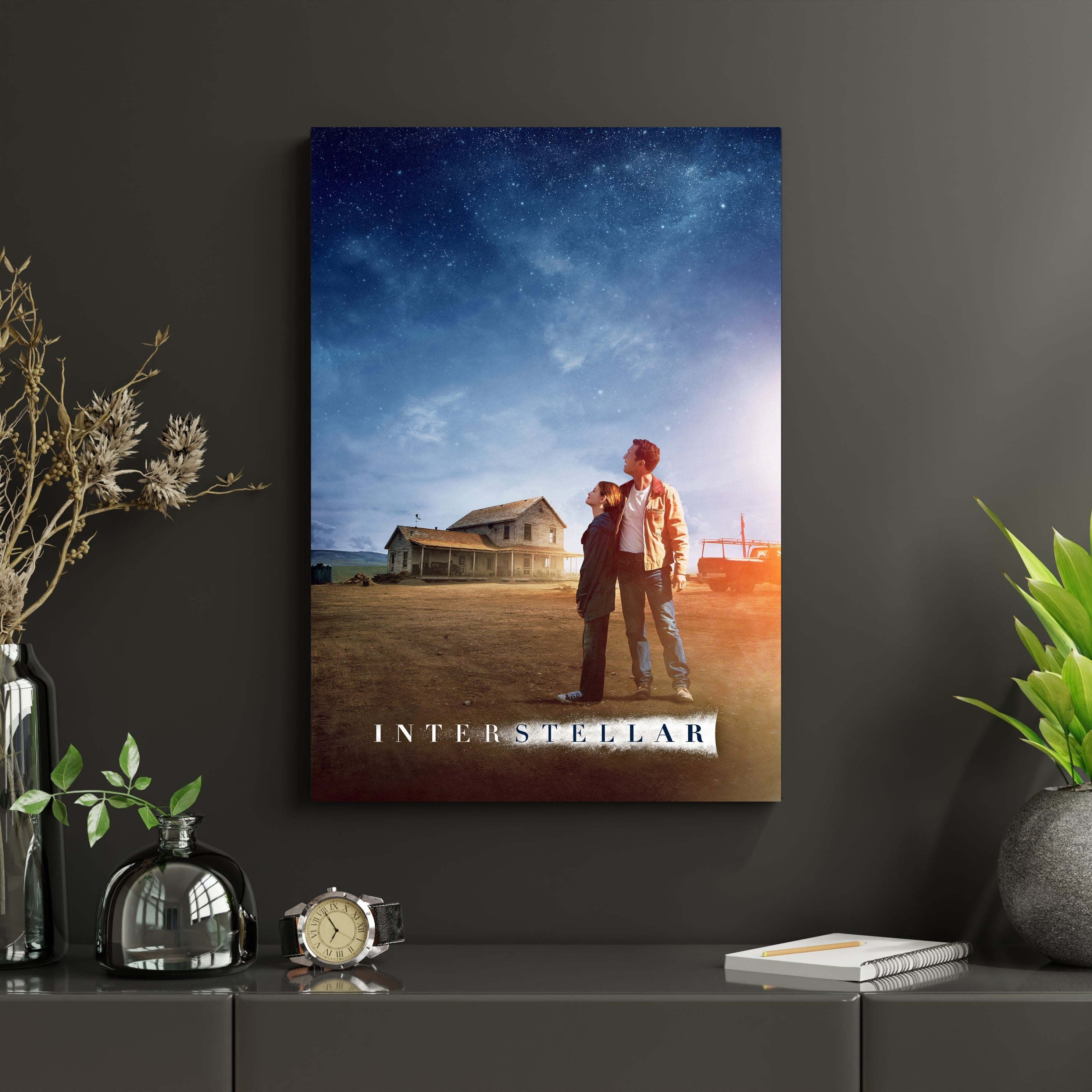 Interstellar Poster | Cinematic Space Movie Wall Art Print Lazywalls